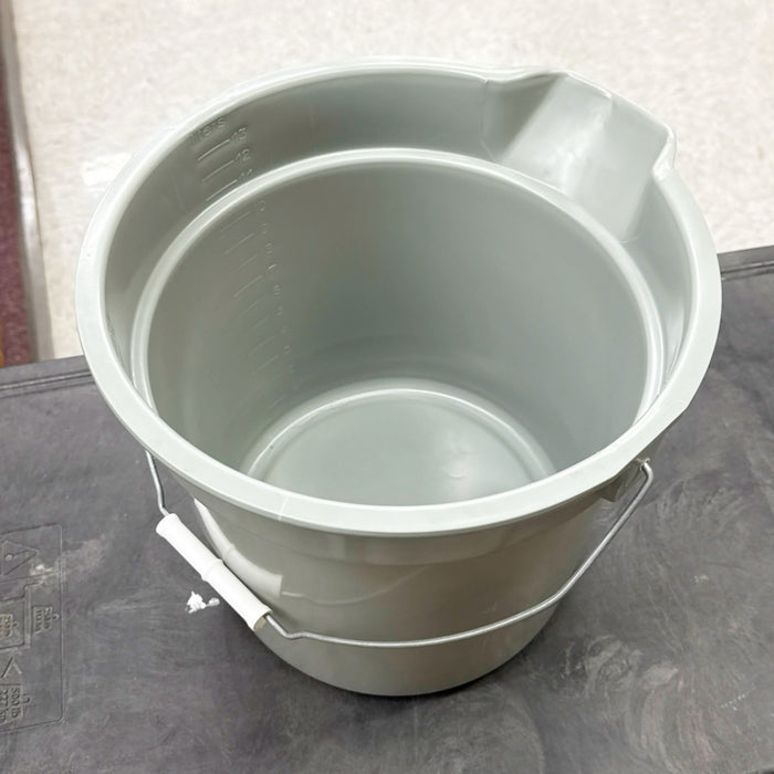 14 QT GRAY PLASTIC BUCKET / PAIL