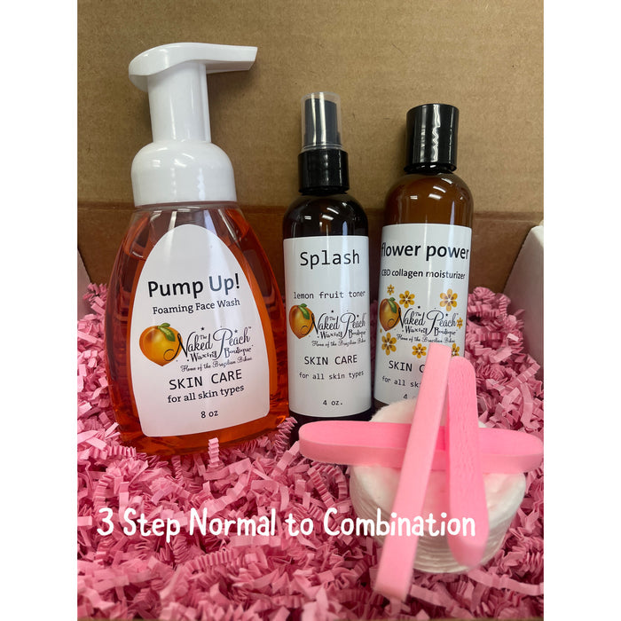 3 Step Normal to Combination Face Care Routine