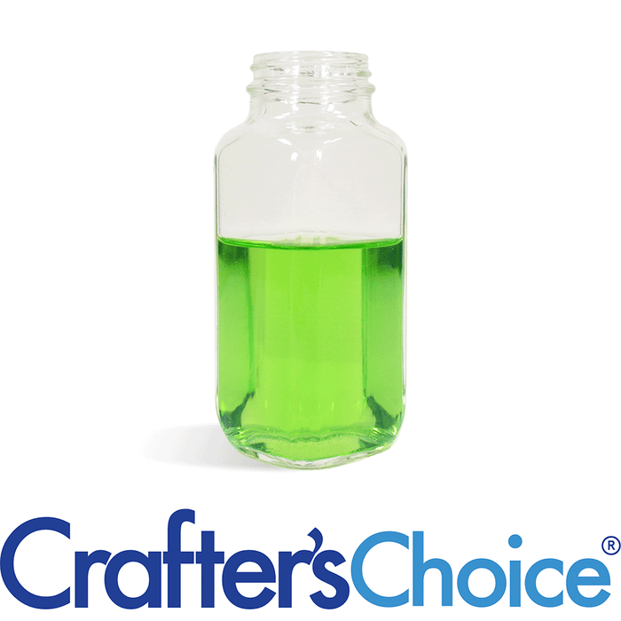 4 oz Clear French Square Glass Bottle - 33/400