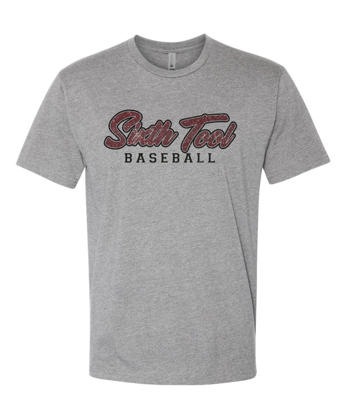 6th Tool Unisex BASEBALL Tee- matte and glitter