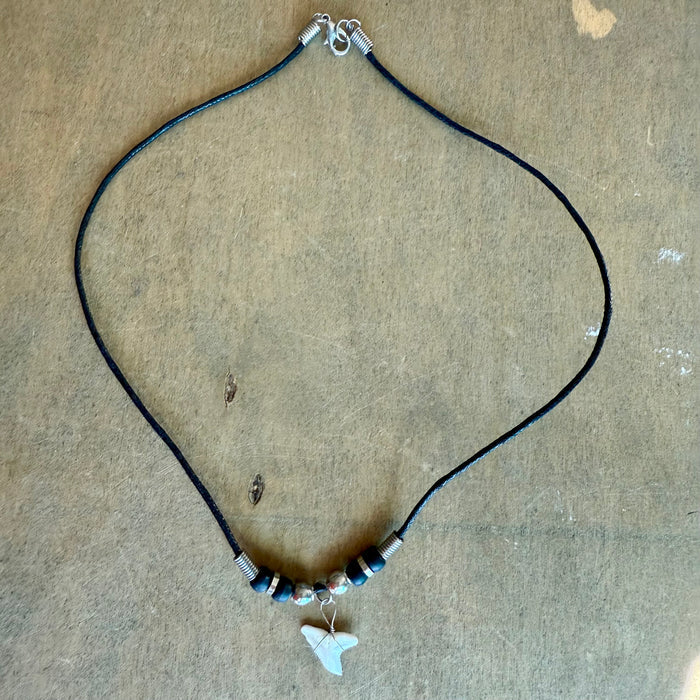 Cord Shark Tooth Necklace