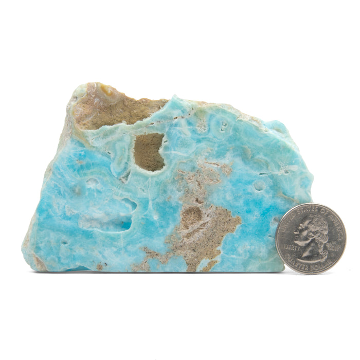 Aragonite - Blue, Polished Slate