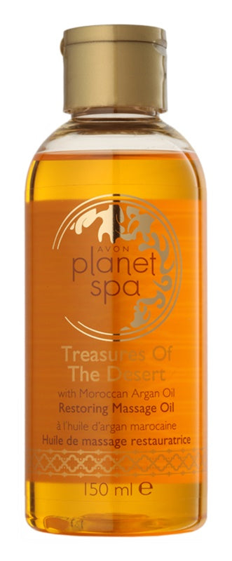 Avon Planet Spa Treasures of the Desert with Moroccan Argan Oil Restoring Massage Oil - 150ml
