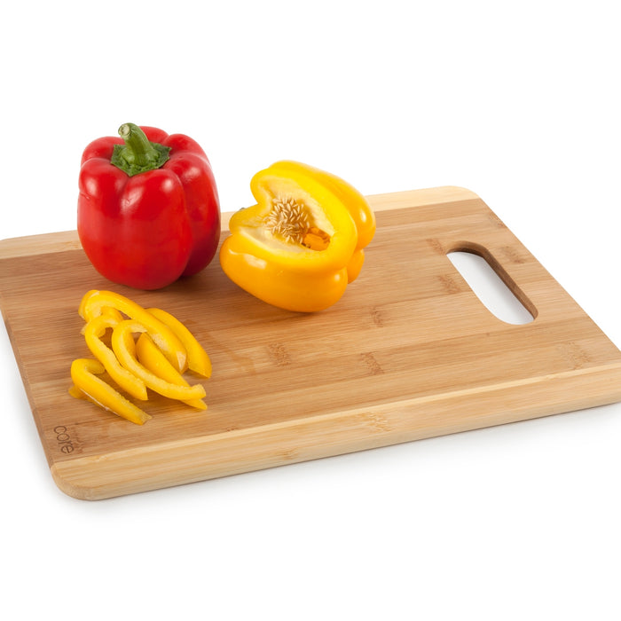BAMBOO STRIPED CUTTING BOARD (SET OF 2)