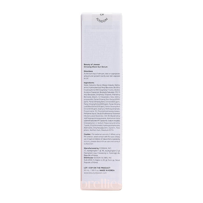 Beauty of Joseon Ginseng Moist Sun Serum SPF 50+PA++++ 50ml