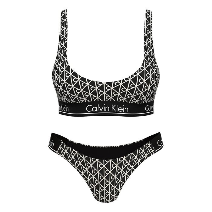 Calvin Klein Halter Bralette Swim Black