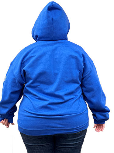 CCS Blue Zip-up Hooded Sweatshirt