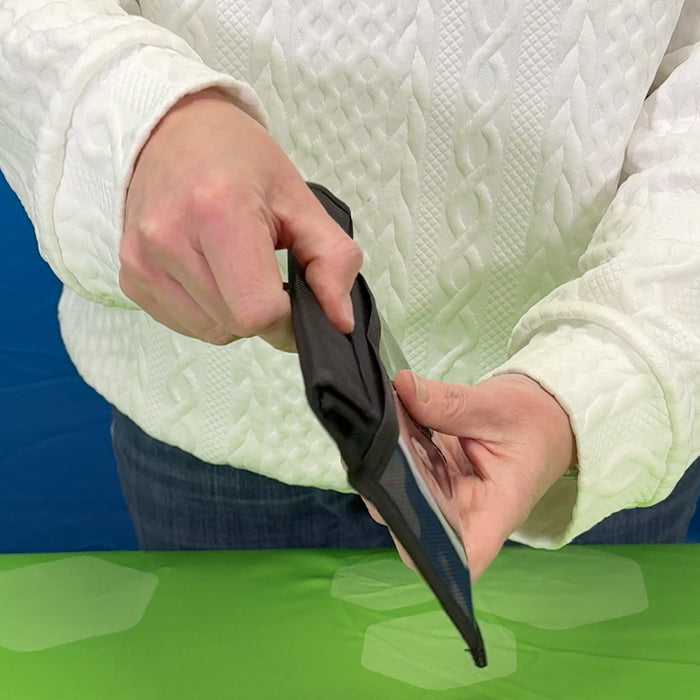 Cell Phone Faraday Bag HD Series, being rolled