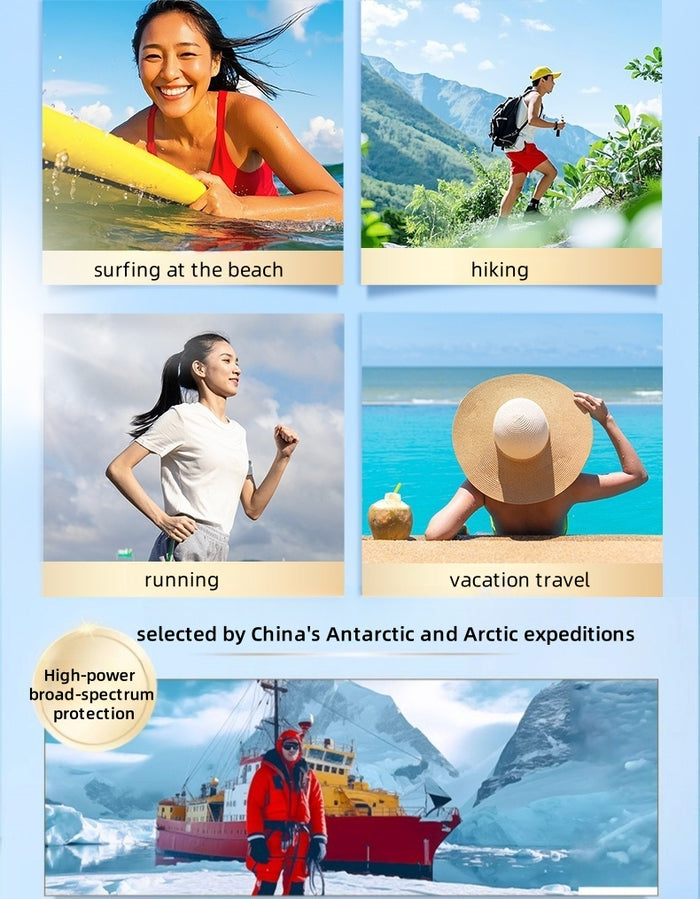 CHANDO UV Protection Waterproof Sunscreen Cream SPF50 PA+++ T4474