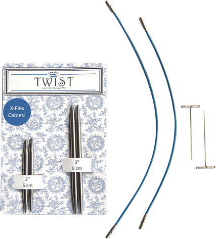 ChiaoGoo - 2" & 3" TWIST Short Combo Pack - Interchangeable Needle Tips