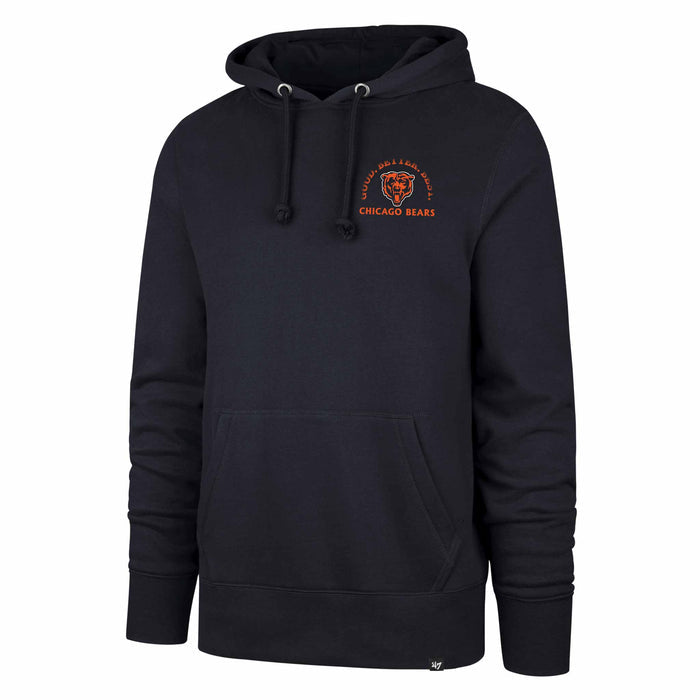 Chicago Bears 47 Brand Good-Better-Best Regional Backer Headline Hooded Sweatshirt