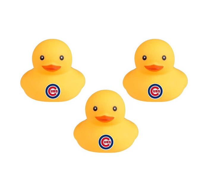 Chicago Cubs 3 Pack Rubber Ducks