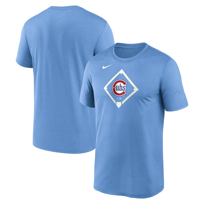 Chicago Cubs Nike Blues Alternate 2 Logo Dri-Fit Diamond T Shirt
