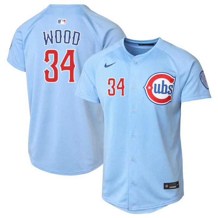 Chicago Cubs Kerry Wood Youth Nike Blues Alternate 2 Home Run Jersey