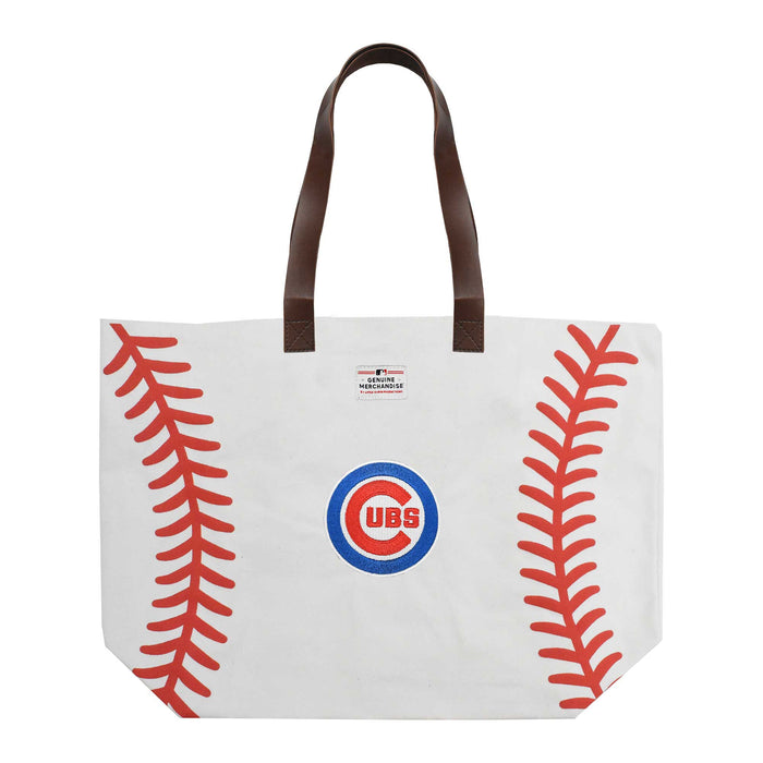 Chicago Cubs Little Earth Baseball Tote Bag