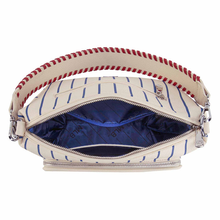Chicago Cubs Montana West Pinstripe Cross Body Shoulder Bag