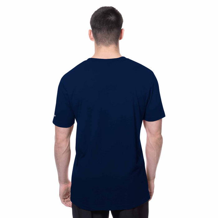 Chicago Cubs New Era Navy Rock Bear Logo Short Sleeve T-Shirt