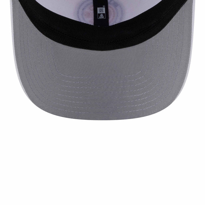 Chicago Cubs New Era White Bullseye 9SEVENTY Stretch Snap Multi Rope Adjustable Cap
