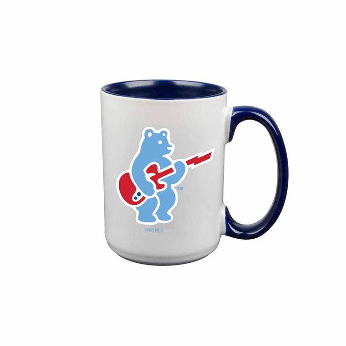 Chicago Cubs Rock Bear Logo 15oz. Two Color Ceramic Coffee Mug