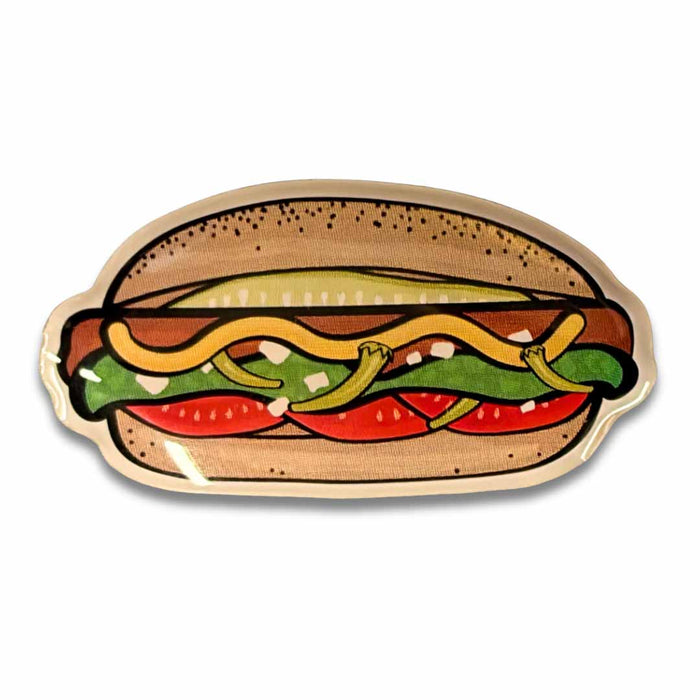 Chicago Hot Dog Lapel Pin