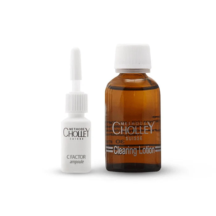 CHOLLEY C Factor (Pure Vitamin C) 6ampiules + 30ml lotion