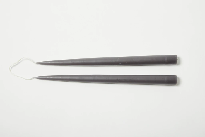 CLASSIC TAPERS CHARCOAL GRAY, 13IN