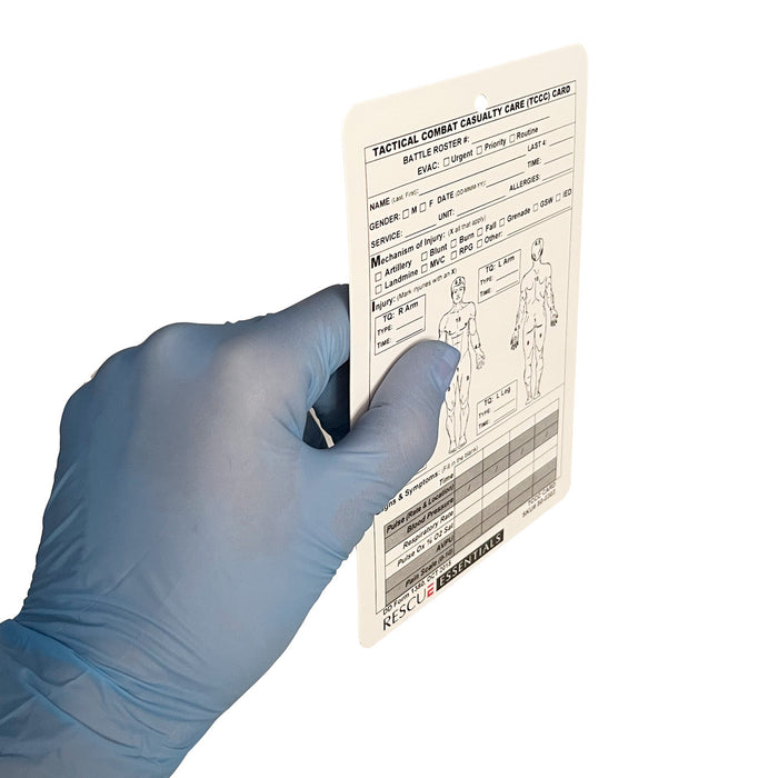 Combat Casualty Card, in hand