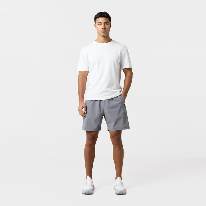 Contrast Tech Windbreaker Twinset | Iron Grey/Mint