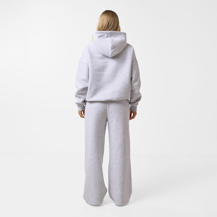 Core Logo Open Hem Jogger | Grey Marl