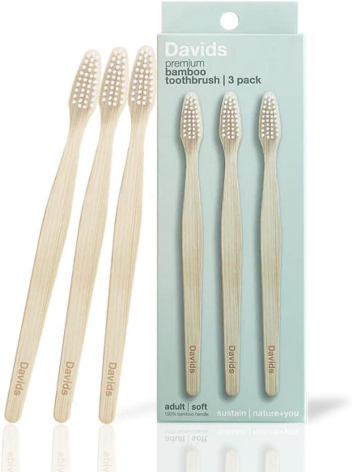 Davids Premium Bamboo Toothbrush Adult Soft
