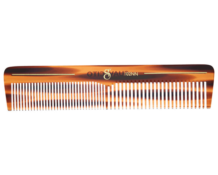 Deluxe Amber Dressing Comb - Back