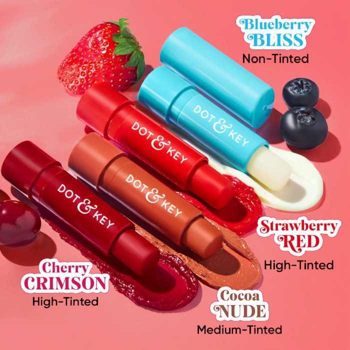 Dot and Key Barrier Repair Hydrating Tinted Lip Balm SPF 50 PA+++ - Blueberry Bliss 4.5g