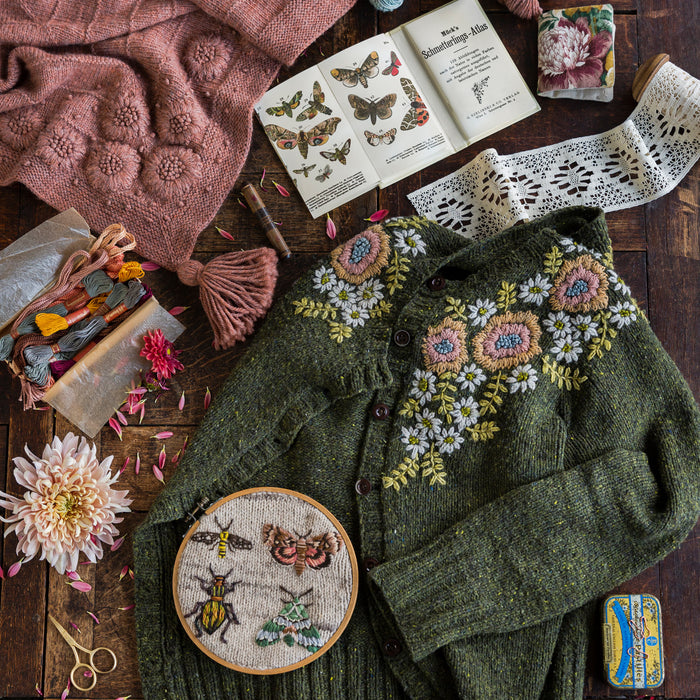 Embroidery on Knits by Judit Gummlich