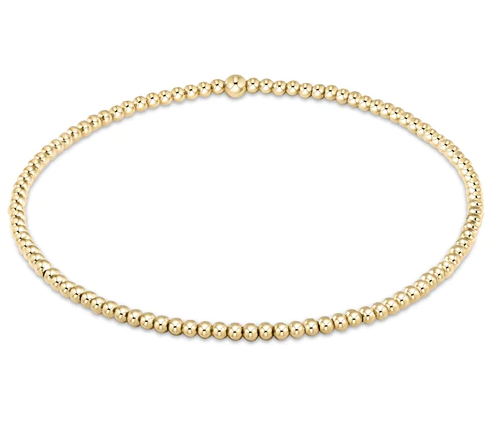 Enewton Classic Gold 2mm Bead Bracelet Bracelets in at Wrapsody
