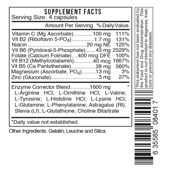 EVENTA by Systemic Formulas — Supplement Facts
