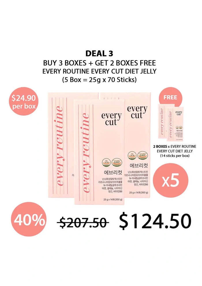 (BUY 3+2 FREE) EVERY ROUTINE EVERY CUT DIET JELLY