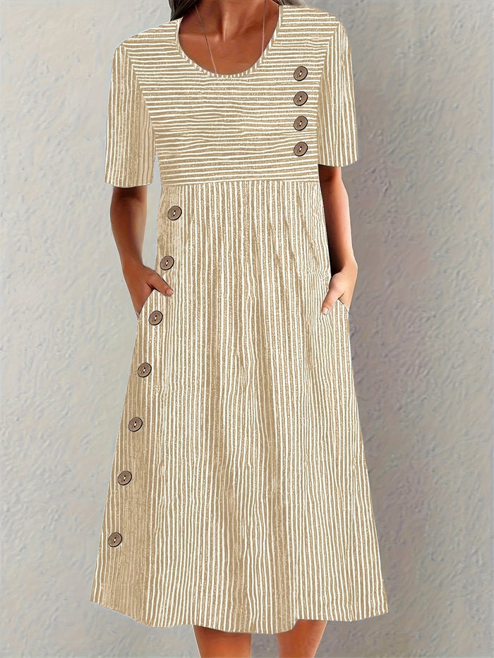 Fabienne - Striped Summer Dress
