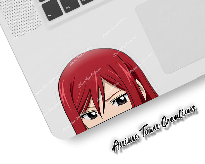 Anime Town Creations Sticker Fairy Tail Ezra Scarlet Peeker 5" Accessories - Anime Fairy Tail Sticker