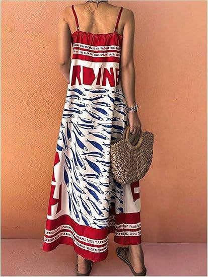 Fresh Sardine Maxi Dress