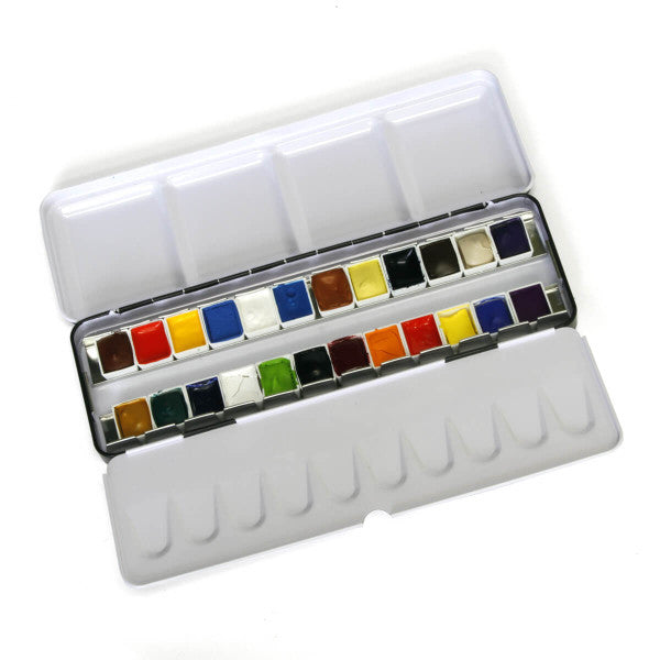 Gamblin Impressionist 24 Half Pan Set-Gamblin-Atlas Preservation