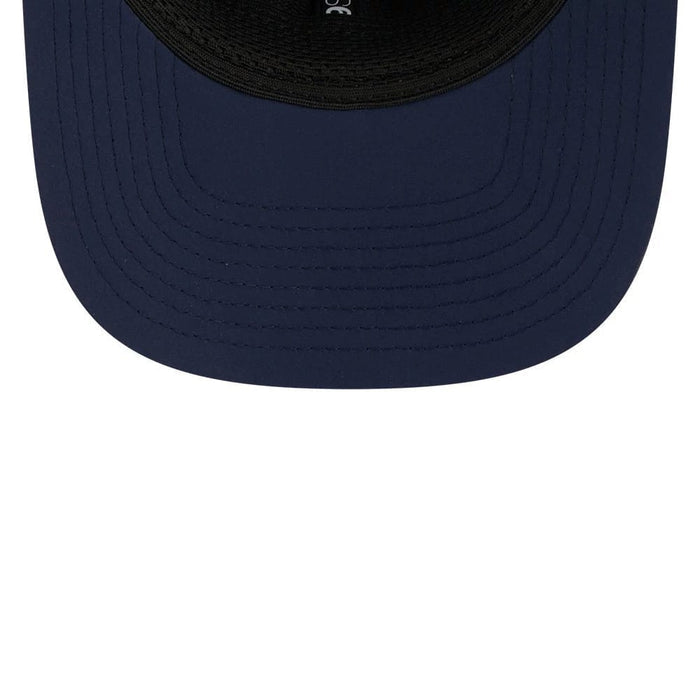 Pictured is this NFL Sideline 2026 New York Giants 9SEVENTY Stretch Snap cap in dark blue. 7