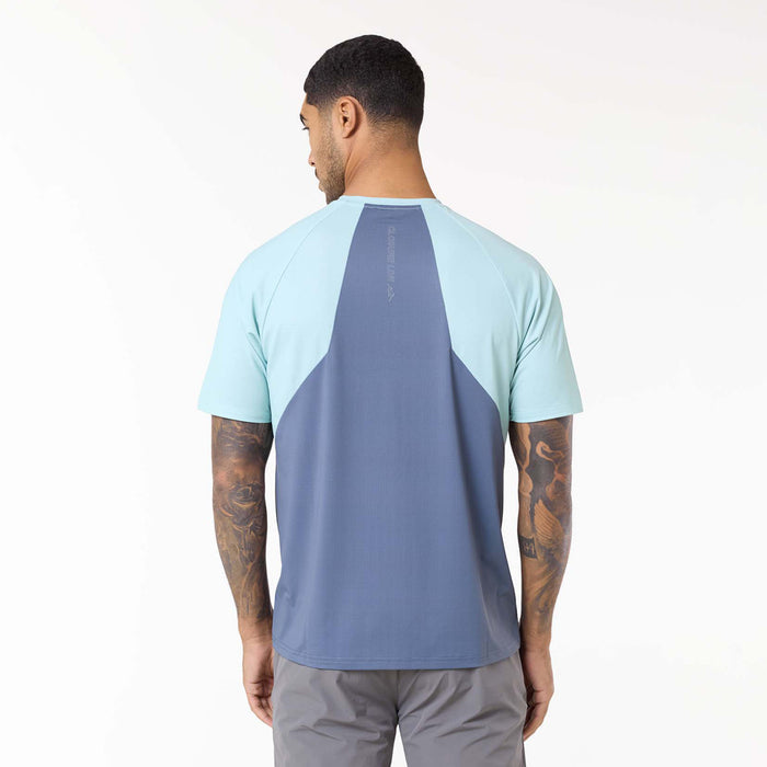 Gradient Motion T-Shirt | Charcoal/Mint