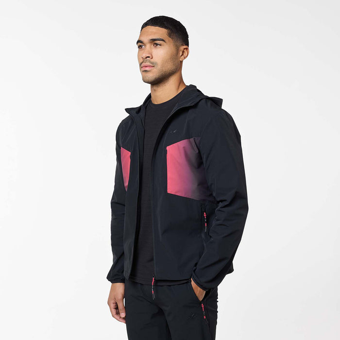 Gradient Motion Tracksuit | Black/Red