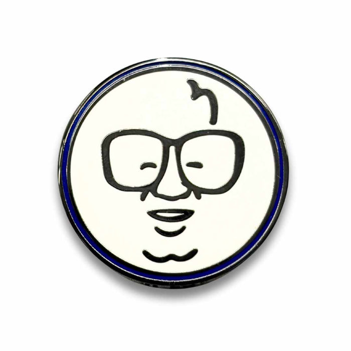 Harry Caray Face Lapel Pin