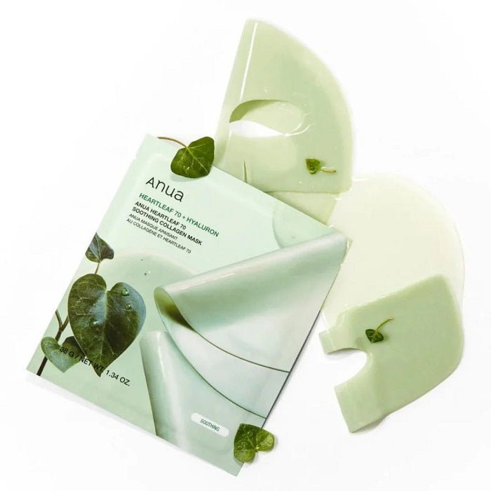 HEARTLEAF 70 SOOTHING COLLAGEN MASK - Ser Masti De Fata Cu Colagen Si Heartleaf - skinseen.ro