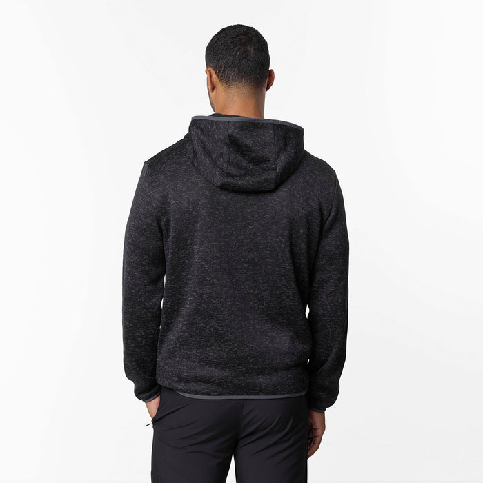Heat Seal Tech Knit Hoodie | Black