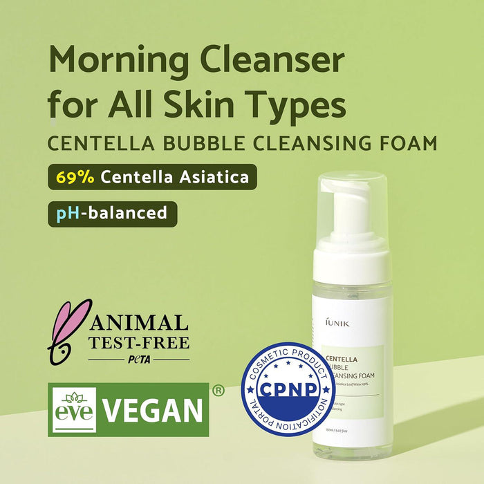 IUNIK Centella Bubble Cleansing Foam 150 mL
