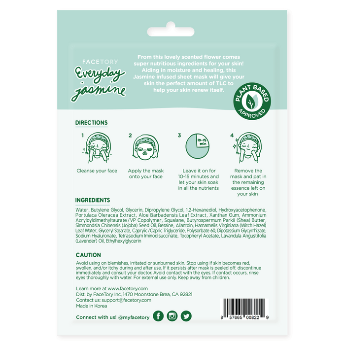 Jasmine Moisturizing Face Mask
