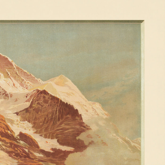 Jungfrau Travel Poster: Jungfrau-Bahn by Anton Reckziegel, 1910