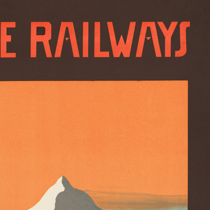 Kashmir Travel Poster by G. Tait